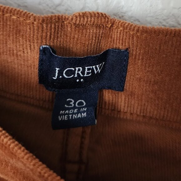 J.CREW Corduroy Full-length‎ Essential Straight Pants in tobacco size 30 - Picture 7 of 10